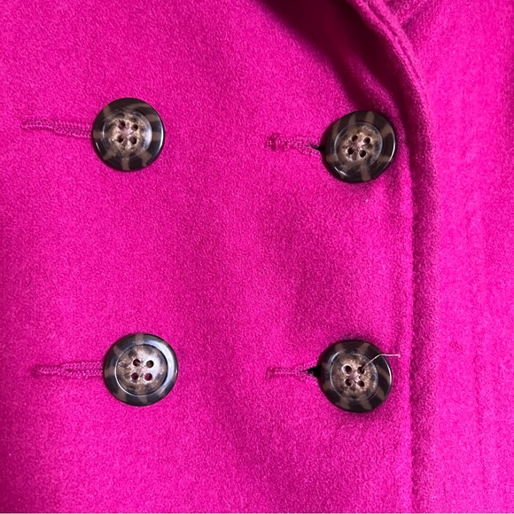 OLD NAVY | GIRLS PINK PEACOAT BUTTON HOODED COAT/JACKET SIZE XS - Picture 5 of 16